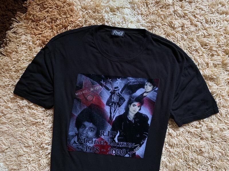 Dolce&Gabbana Michael Jackson t-shirt black size XL | eBay