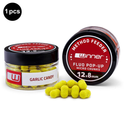Method/Feeder Fluo Pop-Up Micro Chunks 20g Süßknoblauch