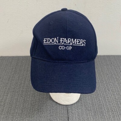 Edon Farmers Baseball Hat Snapback Cap Mens Adjustable Navy Blue Head to Toe
