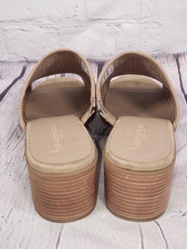 Koolaburra di UGG - Raychel - Sandali slip-on in pelle scamosciata tacco a blocco forato - marrone chiaro - Foto 6 di 9