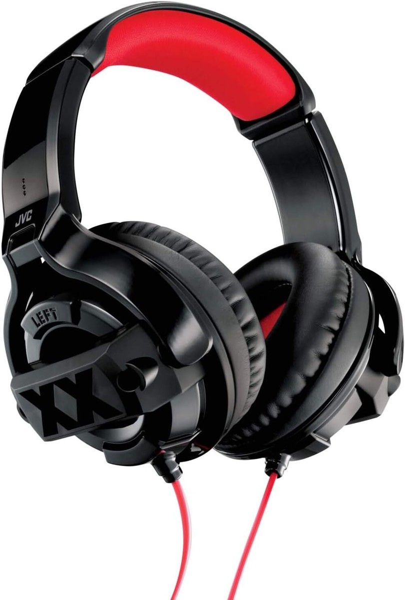 Victor・JVC XX HA-XM20X JVC HA-XM20X XX Series Sealed Headphone Black & Red | eBay