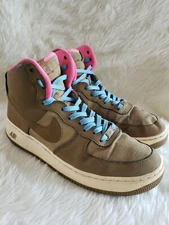 Nike Air Force  Shoes Golden Tan Wheat Pink Mens Size 10 315121-204