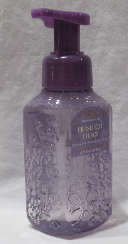 Bath & Body Works Gentle & Clean Foaming Hand Soap Lot Set 2 FRESH CUT LILACS - Image 3 of 4