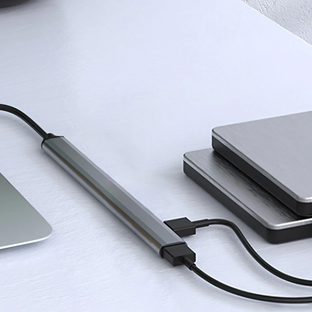 7-Port USB Hub Adapter with Extension and Splitter for Laptop 7-Port USB Hub Adapter with Extension and Splitter for Laptop
