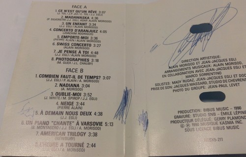 ALAIN MORISOD/SWEET PEOPLE Tape Cassette 16 GRANDS SUCCES EN TOURNEE 1990 Kosmos - Picture 7 of 10