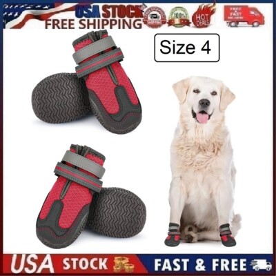 Dociote Dog Shoes Size Reflective Protective Doggie Kicks New