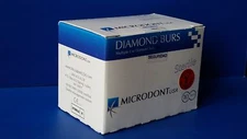 MicrodontUSA Multi-use Diamond Burs Round End Taper 859-016 Extra Fine FG 10Box