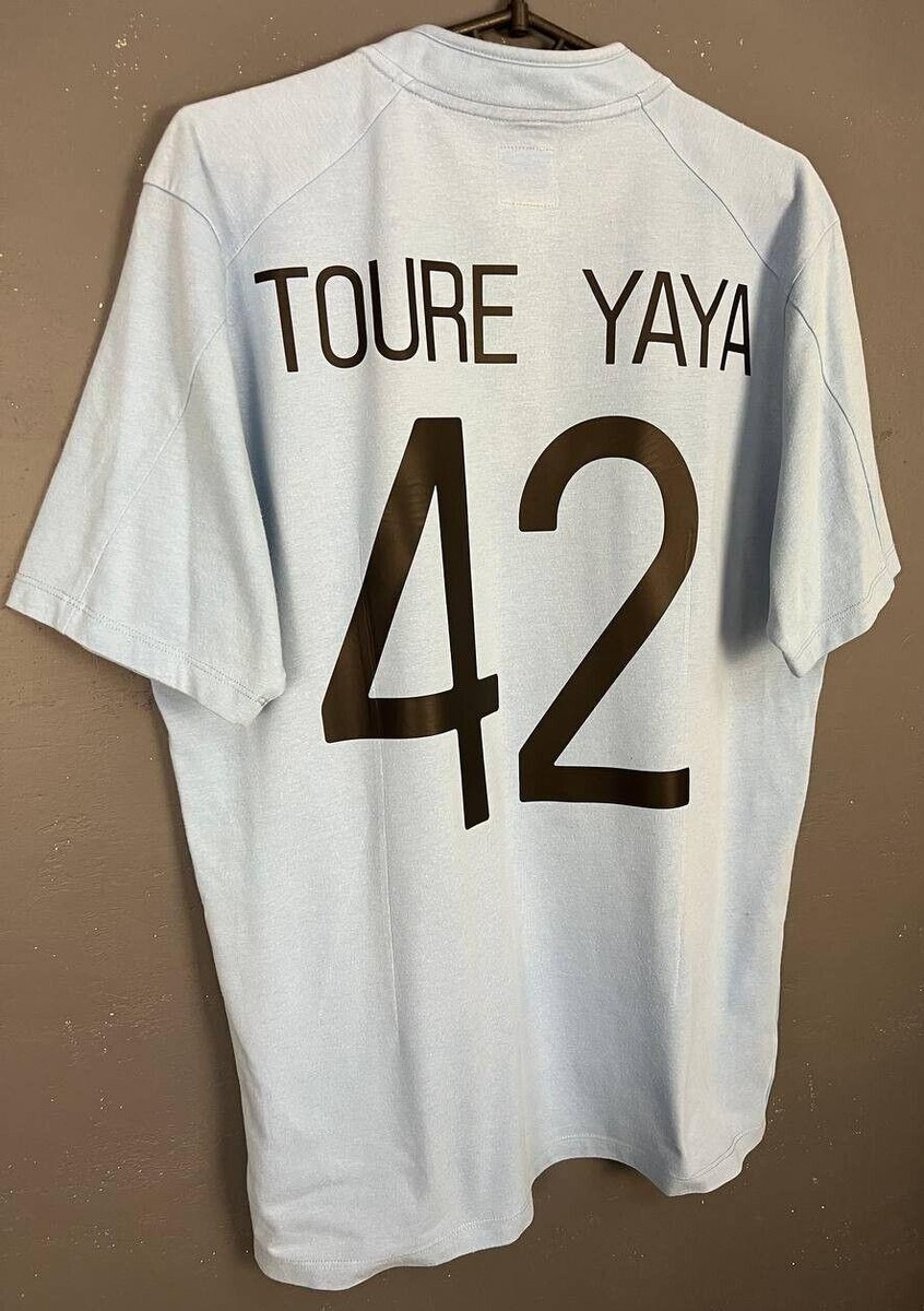 マンチェスター・シティ Toure Yaya 42 ユニフォーム　トゥーレヤヤ SOCCER JERSEY Fc MANCHESTER SITY TOURE YAYA #42 size s | eBay