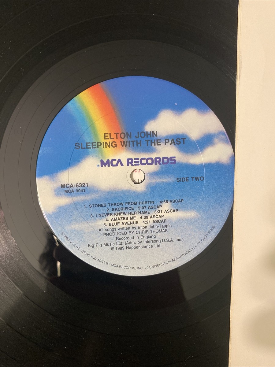 Elton John Lp Sleeping With The Past 1989 V. G + Original