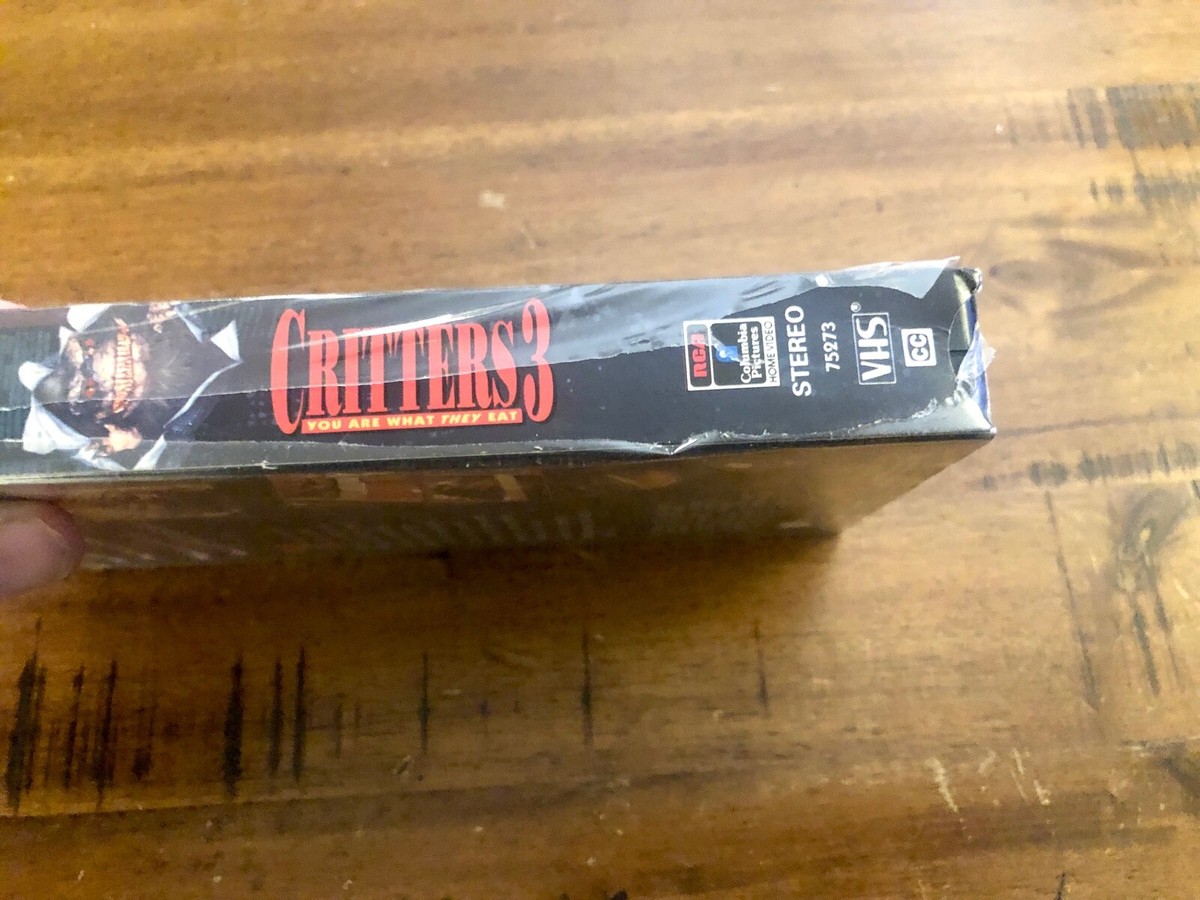🔥👹Rare Sealed 1991 Critters 3 VHS / New Line Video