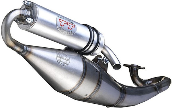 LeoVince Handgefertigte Auspuffanlage FüR Yamaha Why 50 1995 1996 1997 1998-image