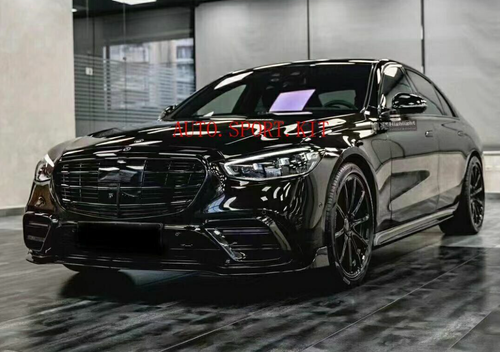 For Mercedes S-Class W223 Body Kits Bs Style Front Lip Rear Diffuser Real Carbon - Picture 4 of 9