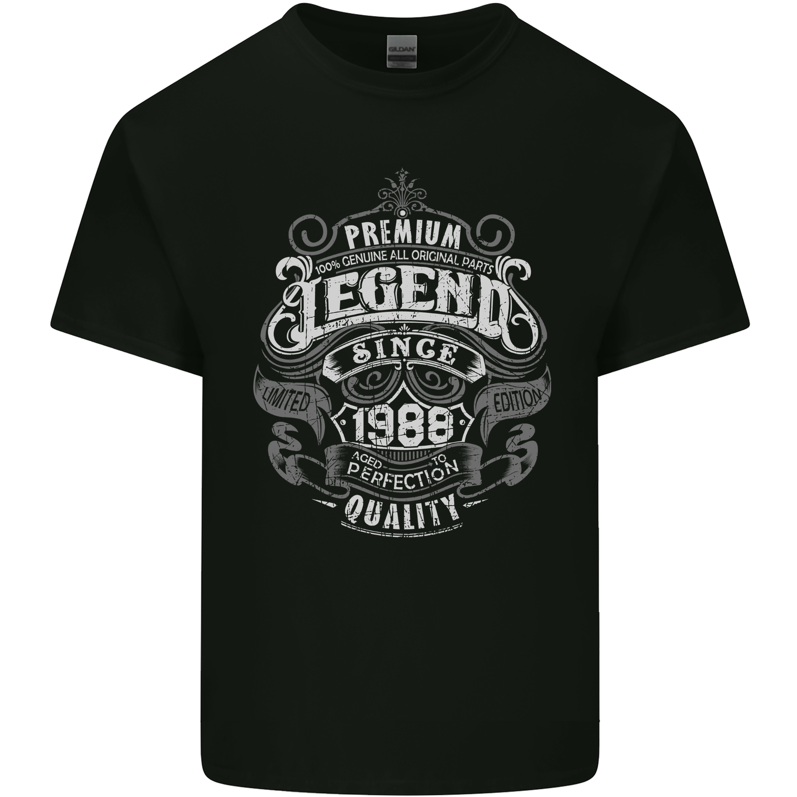 Premium Legend 35th Birthday 1988 Mens Cotton T-Shirt Tee Top