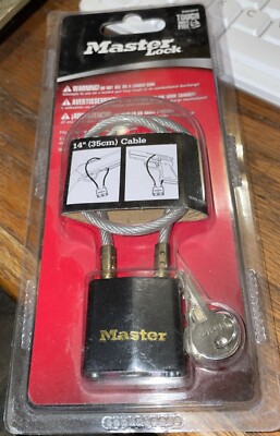 Gun Lock Master Lock Master Lock Steel Cable Gun Padlock Rifle Firearm Safety Key Braided ...