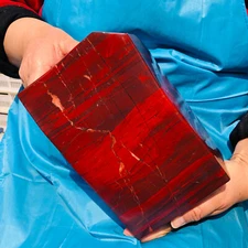 7540g Rare Natural Beautiful Red Jasper Mineral Crystal Specimen Healing 509