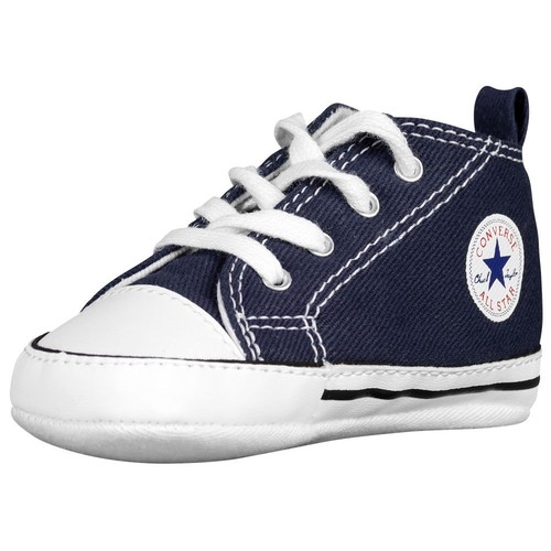CONVERSE NEWBORN CRIB BOOTIES NAVY 88865 FIRST ALL STAR BABY SHOES SZ 1