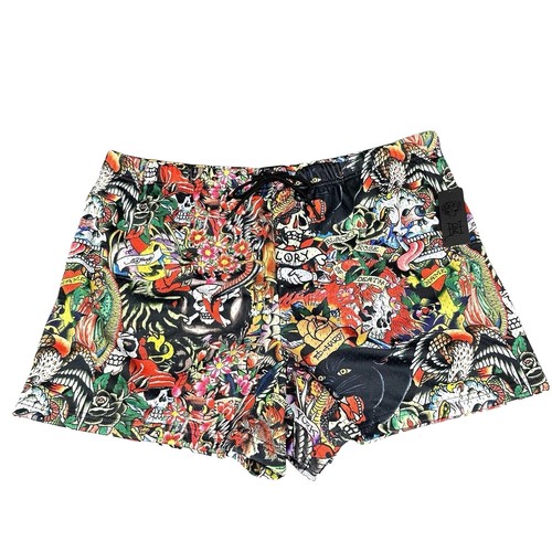 Ed Hardy - Arola - Lot de 5 paires de chaussettes à imprimé tatouage