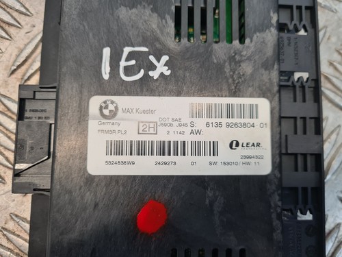 BMW 1 SERIES E82 E88 2010 FOOTWELL LIGHT CONTROL MODULE FRM3 9263804 #1E - Picture 12 of 12