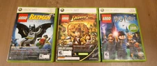 XBOX 360 LEGO BATMAN RAIDERS LOST ARC HARRY POTTER PURE KUNG FU PANDA LOT 5 GAME