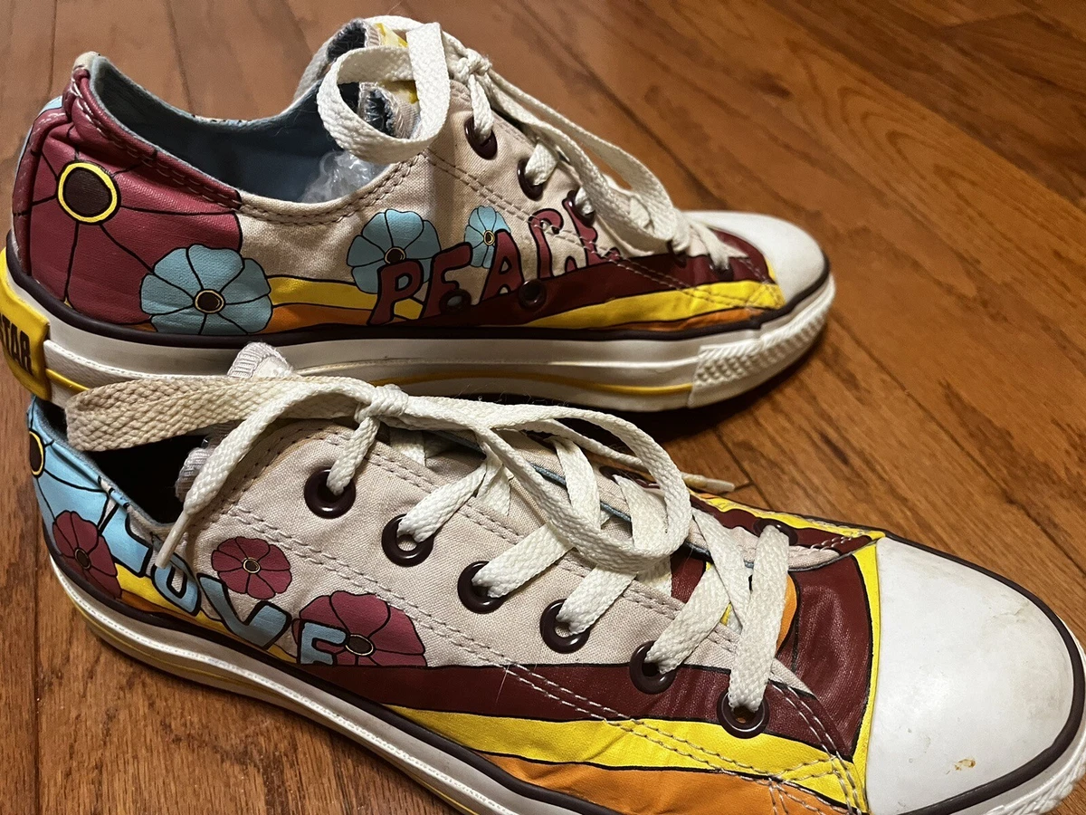 Converse all star top peace and love