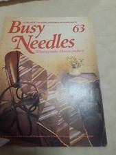 busy needles No 63 craft book selection shown, complete