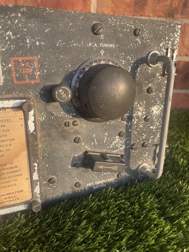 ⭐️ US Army Signal Corp Radio Transmitter Tuning Unit TU-5-B⭐️World War II⭐️ - Zdjęcie 4 z 14