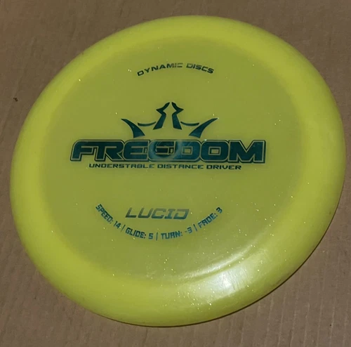 Dynamic Discs Lucid Sparkle Freedom OOP Limited Run Rare Disc Golf Driver 170g