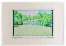 262019 Chateau Richer Hudson House A2 Picture Frame Watercolour print