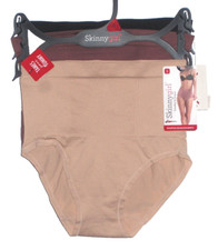 NWT Skinnygirl 3 Pack Shaping Seamless Tummy Toning Briefs Size Small Shapewear