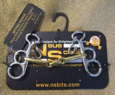 Neue Schule Pony Tranz Angled Lozenge Butterfly Pelham 4-1/4" 10mm Mouthpiece