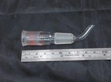 KIMBLE Distillation Receiver Adapter, Curved Drip Tube, ST 14/20, Bantamware