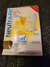 NIB LYSOL NEUTRA AIR CITRUS 1 WARMER AND 1 BO...