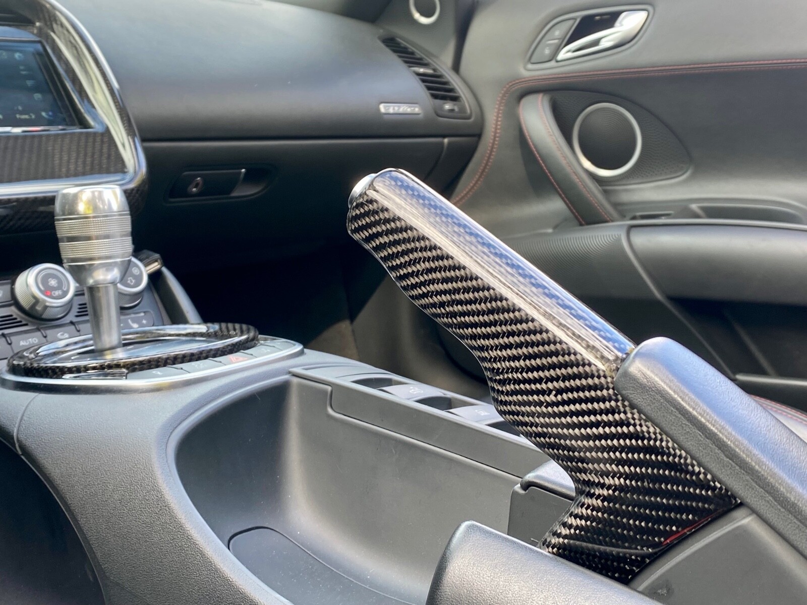 Audi R8 Carbon Fiber OEM E-brake Handle Direct Replacement