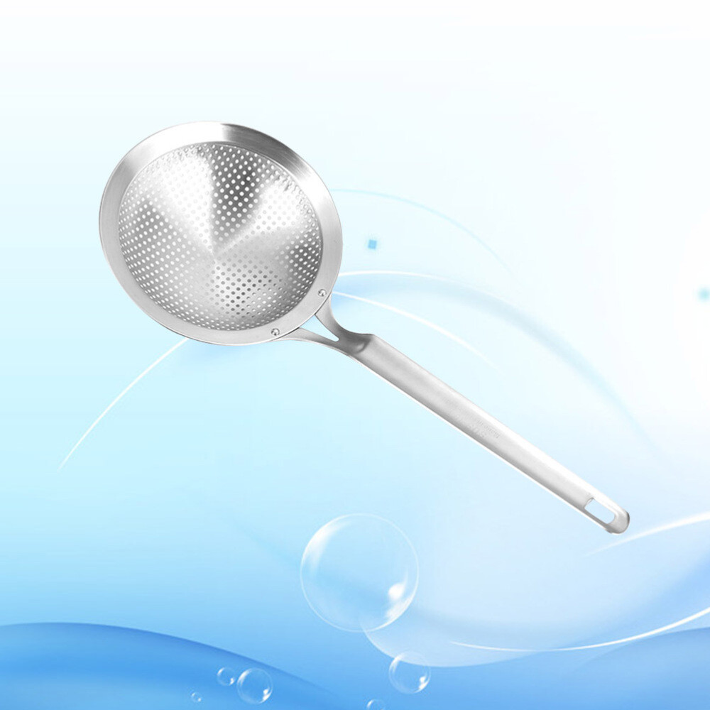 Food Strainer Colander Hot Pot Sieve Asian Strainer Ladle Noodle Filter Spoon