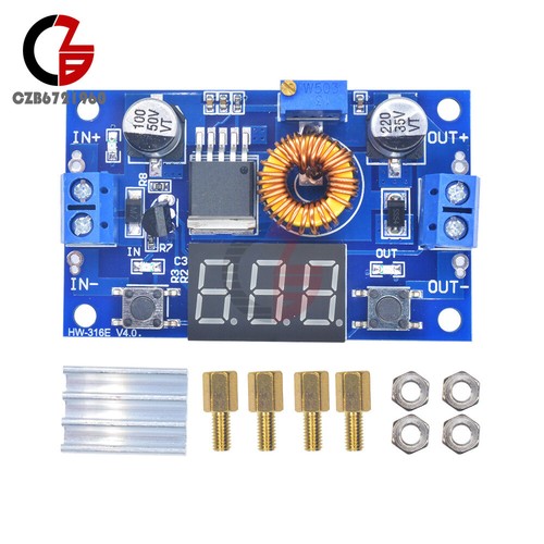 5A Adjustable Power DC-DC Step-down Charge Module LED Driver With Voltmeter - Picture 6 of 12