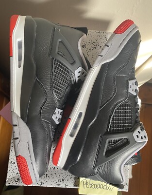 Air Jordan 4 Retro Bred Reimagined Size 7y Grade School