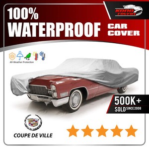 Cadillac Coupe DeVille 1965-1968 CAR COVER - 100% imperméable 100% Respirant