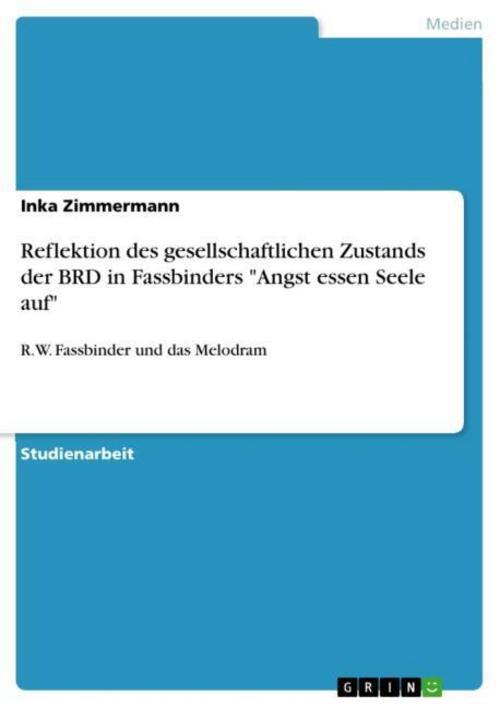 Thumbnail - Reflektion Des Gesellschaftlichen Zustands Der Brd In Fassbinders