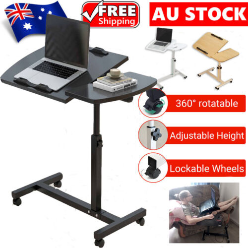 Adjustable Folding Laptop Lazy Table Stand Lap Room Sofa Bed PC Notebook Desk - Picture 1 of 18