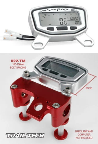 Trail Tech Vapor Striker Alloy Protector Top Handlebar Mount Motorcycle ATV  - Imagem 2 de 2