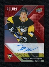 2024-25 Upper Deck Allure Extended Rookies Red Rainbow Rutger McGroarty Auto 4td