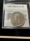 1949   Coin Mart Graded Canadian Silver ¢50 Cent**AU-50**