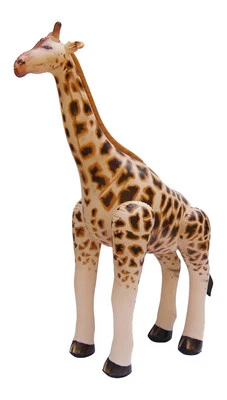 GOODTIMES Aufblasbare Giraffe - Kinderspielzeug - Höhe: 90 cm - aufblasbare Tiere