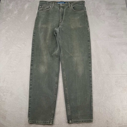 VTG 90s Levis Silver Tab Relaxed Jeans Mens 34 Green Denim Straight Distressed - Image 1