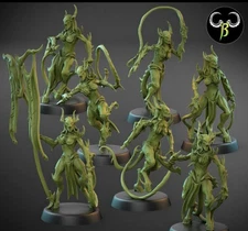 Hedon Goddess Soul Eater Demons X10 28mm Fantasy Monster Infantry Tabletop Mini