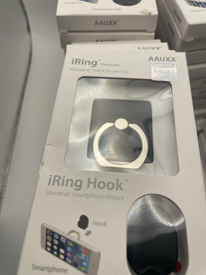 LOT OF 50-Genuine AAUXX iRing Premium Mount Grip / Holder and Kickstand, BLACK - Image 4 of 4