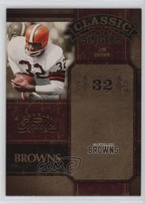 2004 Donruss Classics Classic 678/1000 Jim Brown #CS-10 HOF a8r