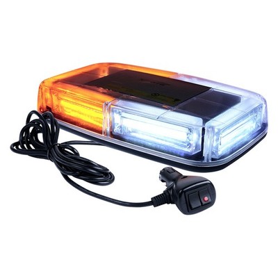 Xprite Burst Series 11'' 6-LED Amber/White Magnet Mount Light Bar