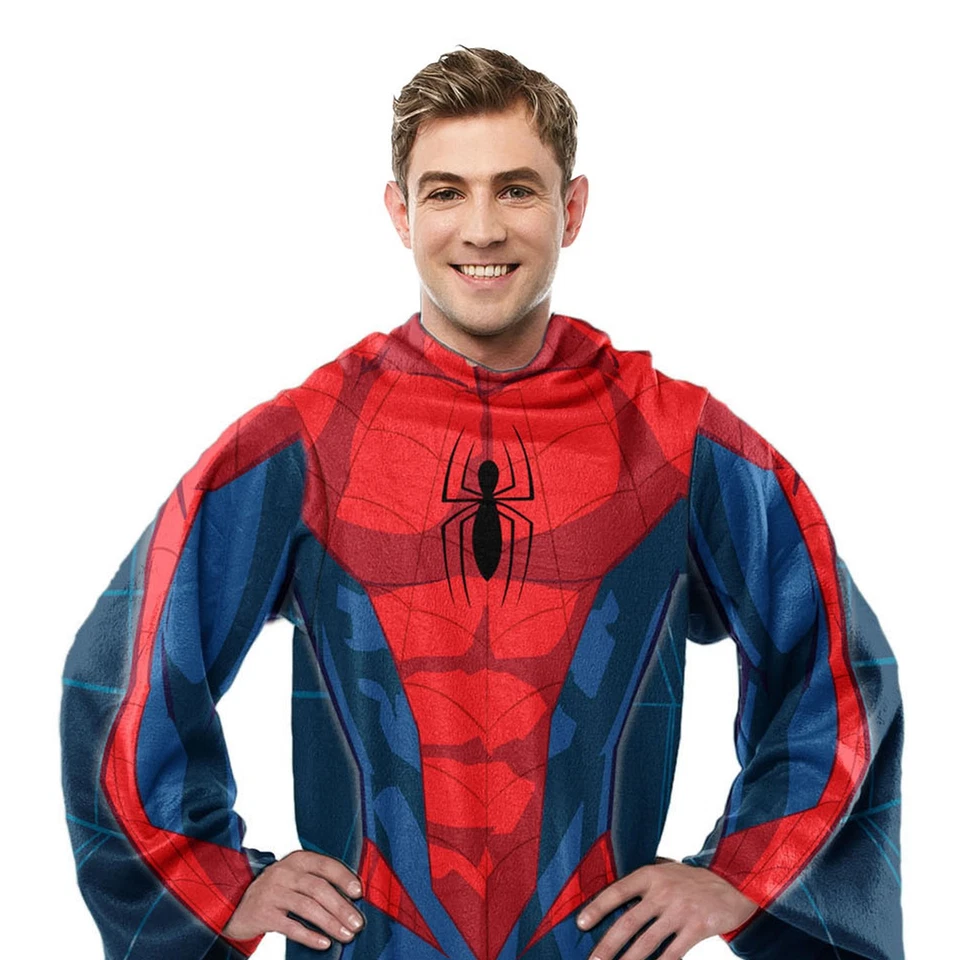 Northwest Spider-Man Spidey Webs Adulto Tacto de Seda Cómoda Manta con Foto 3 de 4