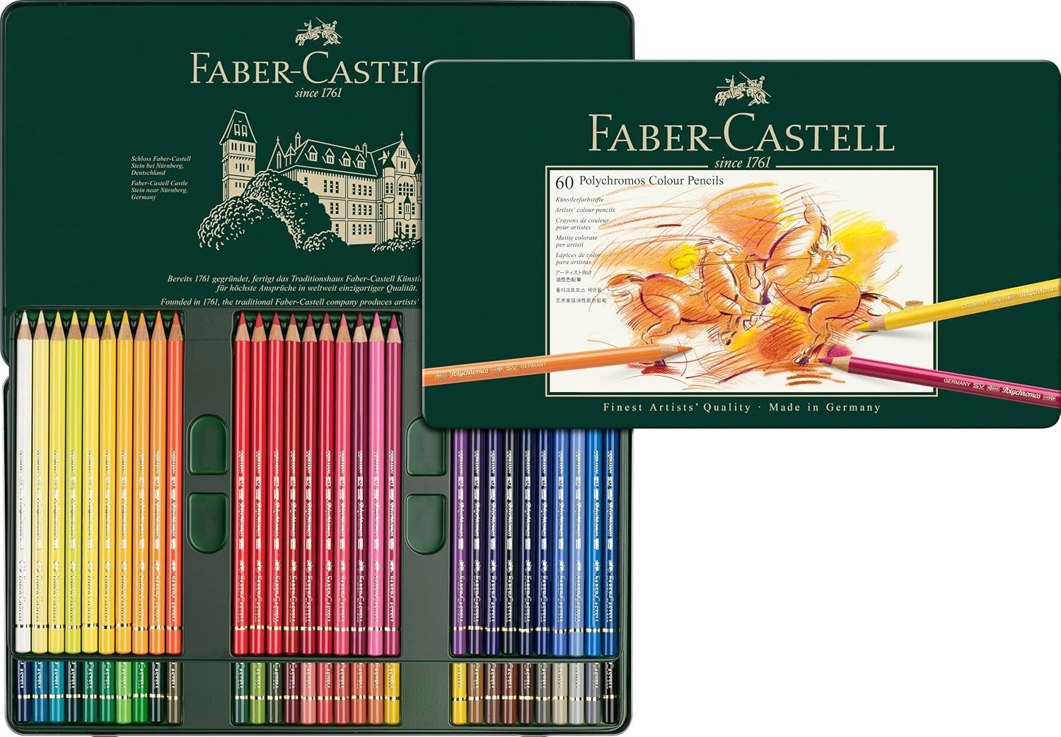 Set In Metal Tin 60 Colors